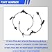 HHGKPVX ABS Wheel Speed Sensor Front Left Right Compatible with 2008-2012 Honda Accord 2009-2014 Acura TSX Driver Passenger Side ABS Sensors # 57450-TA0-A01 57455-TA0-A01 2Pcs