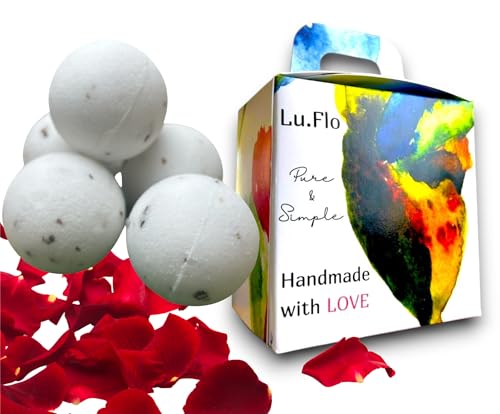 🌿 Bombe da bagno naturali e profumate Le nostre bath bomb sono realizzate con 97,99% di ingredienti naturali, arricchite con oli di avocado 🥑 e girasole 🌻 e petali di rosa 🌹. Perfette per chi cerca un set regalo donna con prodotti delicati, senza parabeni, solfati o coloranti sintetici.