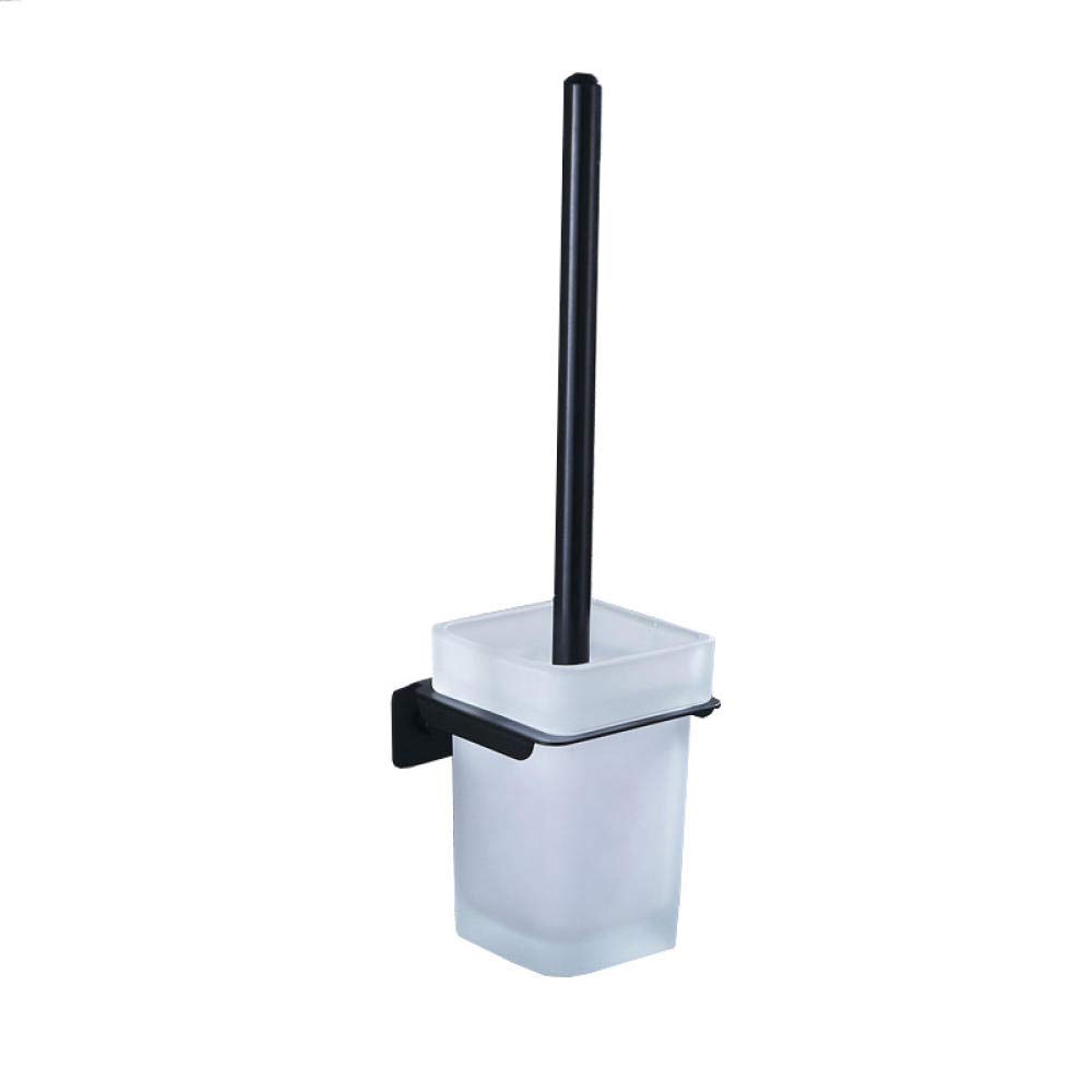 Bathroom Supplies Bathroom Accessories Stainless Steel Brushed Square Toilet Brush Holder Toilet Toilet Brush Set Toilet Brush Set-Silver (B)