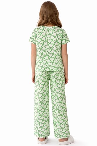 Image of TotzTouch Night Dress Kids Girls - Soft, Comfy & Adorably Stylish Printed Pyjama Set Age 6 Months to 15 Years