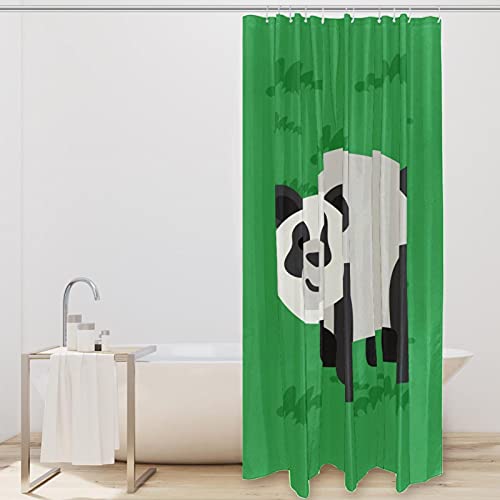 Rideau de douche pandan vert 183x183 imperméable grand format - 3