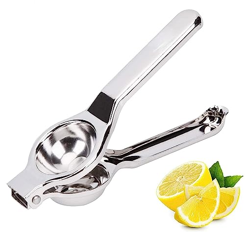 Image of BigPlayer Stainless Steel Lemon Squeezer - Comfortable Handle for Efficient & Easy Juice Extraction
