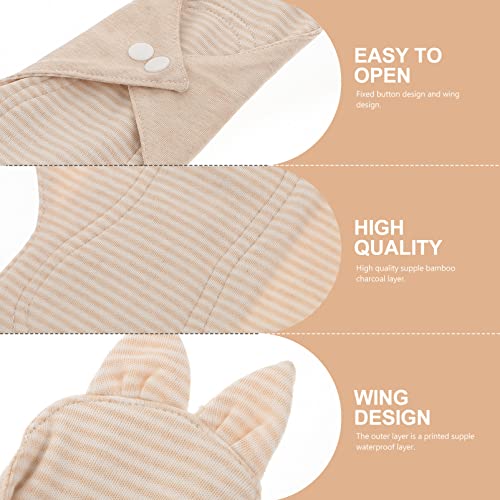 ARTIBETTER Reutilizável Almofada Menstrual Algodão Fox Orelha Absorvente Absorvente Pano Lavável Per