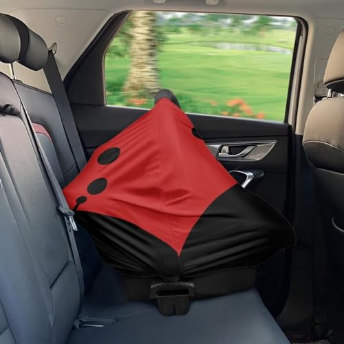 Image of Beetle Carseat Cover Breast Feeding Cover Soft Baby Car Seat Covers, Super Cozy Breast Feeding Covers for Women, Polyseter Stroller for Baby Infant