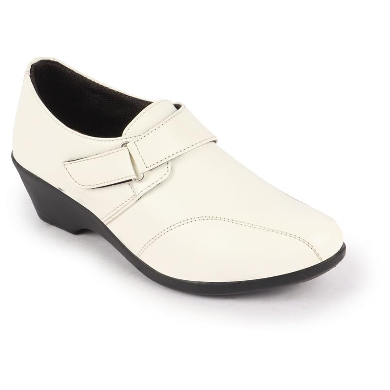Image of FAUSTO Women's Outdoor Fashion Hook and Loop Platform Heel Wedges