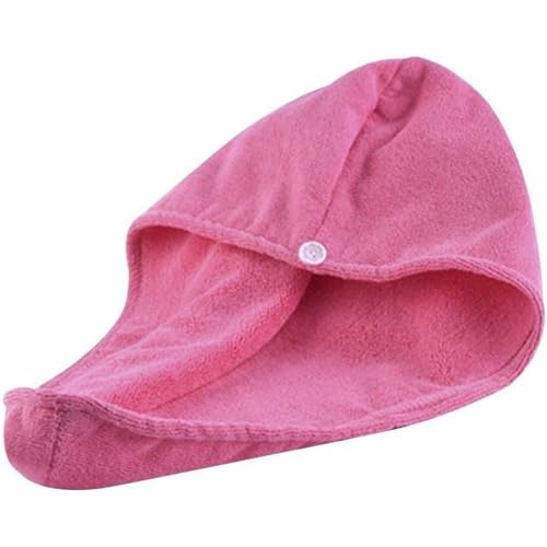 Kit 2 toucas de cabelo microfibra secagem rapida para cabelos estilo turbante - cores sortidas