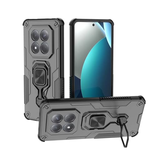 QWYJ WK Funda para Redmi Note 15 Pro 4G Case Uso Rudo con Metálico Soporte 360°, Protector de Cámara, Protección Total Anti-Caídas Carcasa