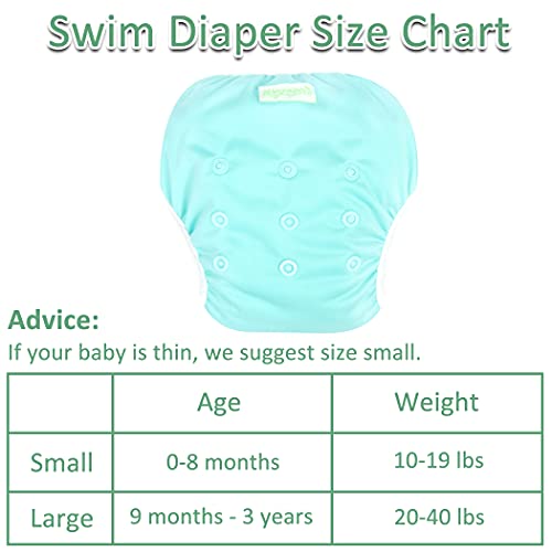image for wegreeco Baby & Toddler Snap One Size Adjustable Reusable Baby Swim Di