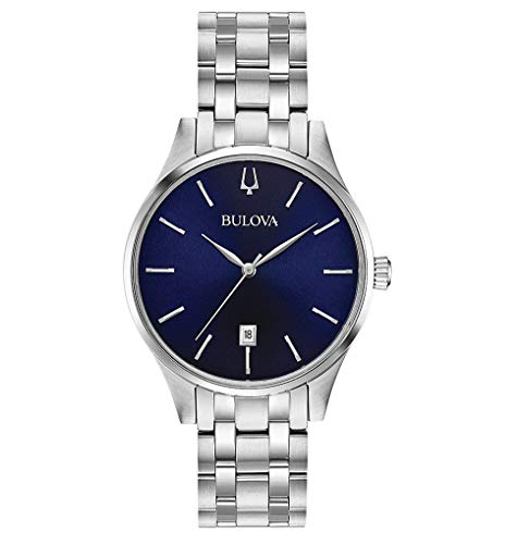 Bulova Reloj Analógico para Mujer de Cuarzo con Correa en Acero Inoxidable 96M149