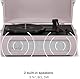 Crosley Voyager Plattenspieler mit 2 Lautsprecher, Bluetooth In & Out und AUX - 3 Speed Retro Schallplattenspieler - Für 7, 10 und 12 Vinyl - Tragbar mit Integriertem Koffer - Amethyst