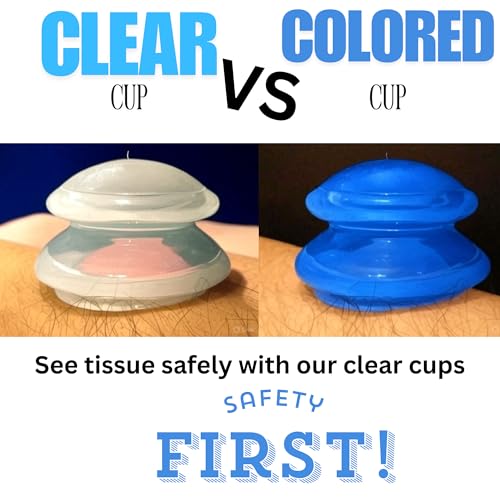 Image of Cupping Warehouse Supreme 6 Intermediate Pro 5560 Silicone Cupping Set - 6 Cup Massage Therapy Kit for Beginners - Medical-Grade, Soft Cups for Pain Relief, Cellulite Reduction & Body Sculpting