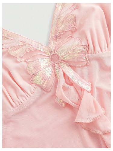 GORGLITTER Women's Butterfly Babydoll Y2K Camisole Top Coquette Asymmetrical Cami Tops4