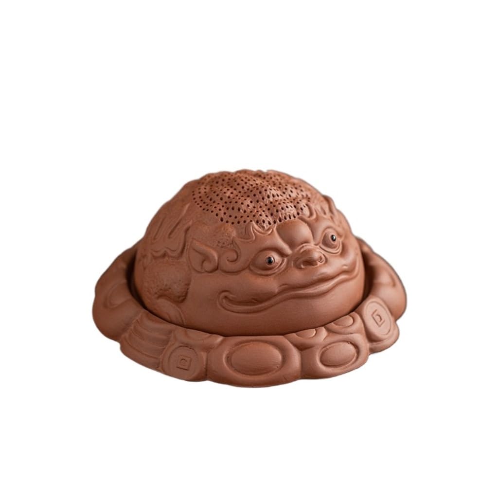 ENGENDER Kung Fu Tea Pet Purple Sand Tea Ceremony Accessories Pet With Filter Kung Fu Brewing Tools Retro