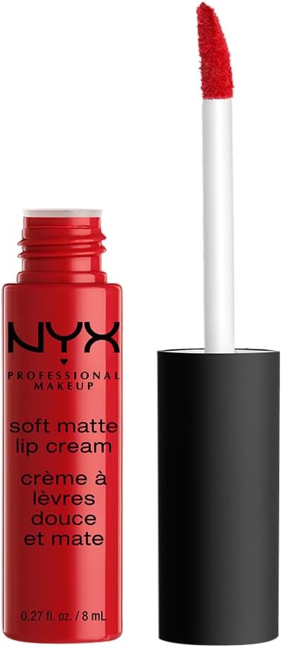 Soft Matte Lip Cream with Creamy Whipped Texture & Matte Finish, Highly Pigmented Colour, Long Lasting, Vegan Formula, Shade: Amsterdam