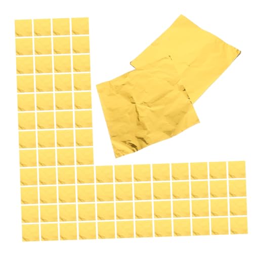 SHOWERORO 300個 金色チョコレート包装紙 多用途キャンディー包装箔 感ある光沢仕上げ 菓子折りや茶葉にも対応