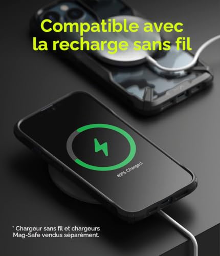 Coque iPhone 13 Pro antichoc Ringke Fusion-X protection bumper rigide résistant rayures - 6
