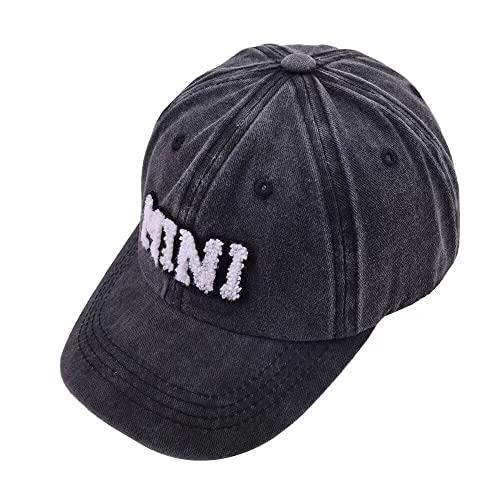 Gorra de béisbol de algodón lavado con bordado ajustable miniatura 2