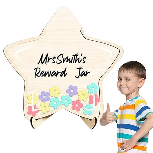 recompensa Star Jar | Jarra recompensa em forma estrela para gráfico comportamento crianças - Frasco