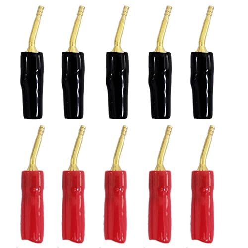 Fiches bananes 2 mm cuivre conductivité optimale pour haut-parleur