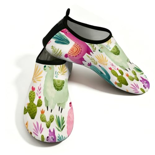 Zapatos de natación y surf para hombre y mujer con diseño floral