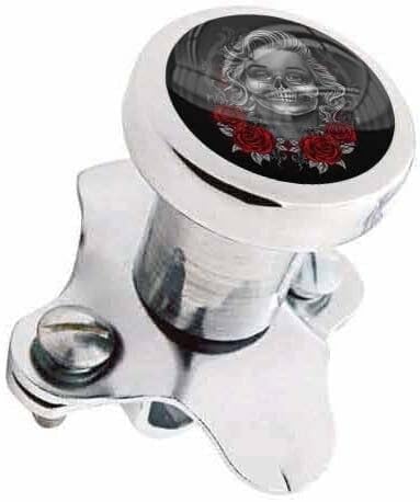 Aluminum Steering Wheel Spinner Knob Handle for Car Truck SUV Girl Roses Tattoo Model-PYT-8888-5055