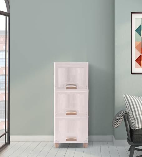 Image of Novatic Plastic Cabinet Mobile File Cabinets /for Office Organiser, White