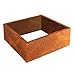 Produktbild Pflanzrahmen / Beeteinfassung Carlotta aus Corten-Stahl 80 x 80, Höhe 25 cm, modular | Palatino Exclusive Line