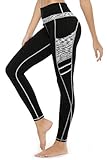 💅SCHÖNE FIGUR & BLICKDICHT - Diese Trainingshose macht eine top Figur. Wenn Sie es für ein paar Fitnessübungen tragen, egal ob es sich um Sauerstoffgymnastik oder um Yoga handelt, gibt es keinen Druck. Die Leggings ist vollkommen blickdicht, auch wenn man sich bückt, Kniebeugen macht etc. Das atmungsaktive und schnelltrocknende Material geben der Sport-Leggings aus fabelhaften Komfort. Das Modell ist maschinenwaschbar