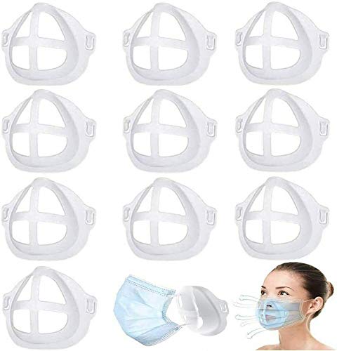 FveBzem 3D�t�F�C�X�}�X�N�u���P�b�g 10�� �V���R���}�X�N�u���P�b�g �t�F�C�X�}�X�N �C���i�[�T�|�[�g�t���[�� ����\ �ė��p�\ �t�F�C�X���b�v�X�e�B�b�N�v���e�N�^�[ �@�ċz���X���[�Y�� DIY �t�F�C�X�}�X�N�A�N�Z�T���[