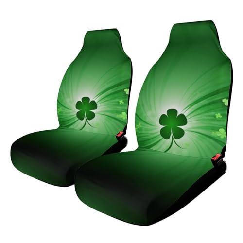 Housse de siège de voiture Saint-Patrick universelle pour SUV et camion | Lot de 2