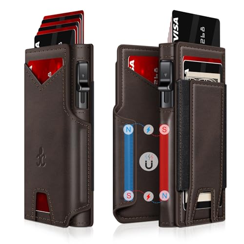 Wallet for Men Wallet with Slim Pop Up Card Holder