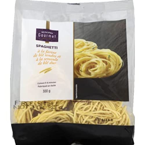 Monoprix Gourmet Spaghetti à la farine de blé tendre et à la semoule de blé dur - Le sachet de 300g