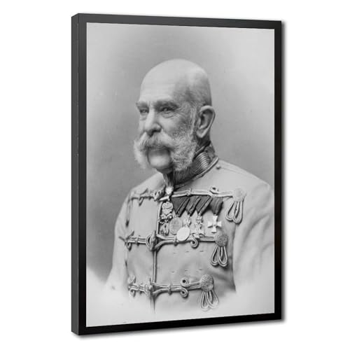 Portrait Empereur François-Joseph impressions sur toile grand format pour grand mur vide