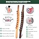 SENIURIS Gua Sha Holztherapiewerkzeug, Myofasziale Freigabe Werkzeug Cellulite Massagegerät, Selbstkörperformendes Massagewerkzeug (31 Perlen)