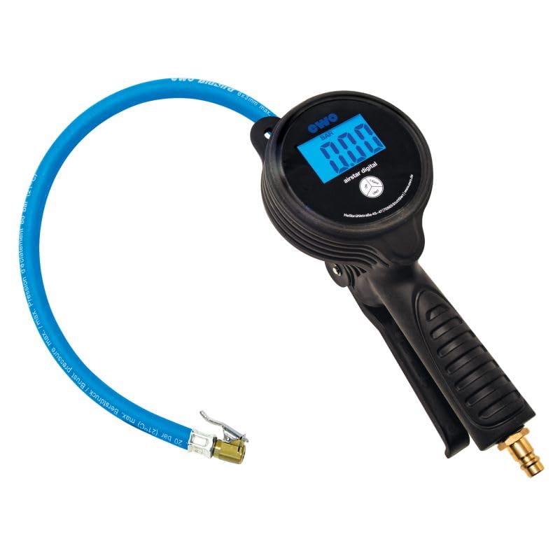 Manometro per pneumatici a mano Airstar conforme conforme con spina dinamometrica DN 7,2. EWO