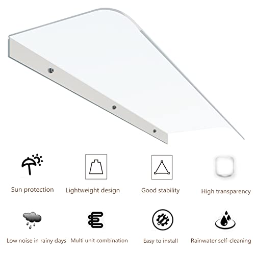 Auvent de terrasse moderne imperméable abri de pluie pour véranda extérieure - 5
