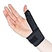 Produktbild Actesso Elastische Daumenschiene Daumenbandage - für Daumen Schmerzen und verletzungen (Schwarz, Links, Einheitsgröße)