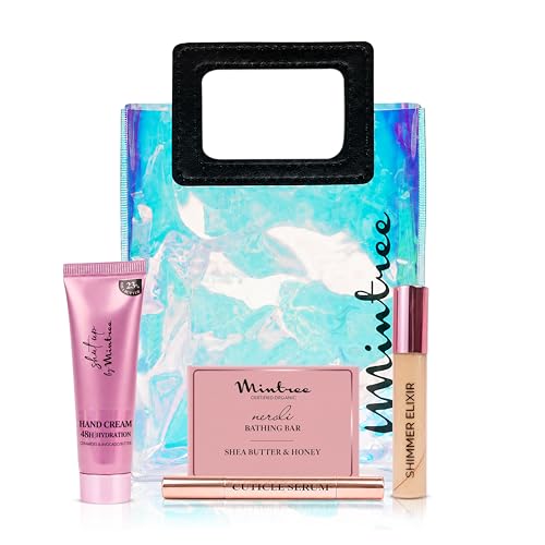 Image of Mintree 4 in 1 Bath and Body Care Gift Hamper for Women, All Skin Types