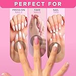 Super Strong Nail Glue for Press On Nails, Nail Tips & Acrylic Nails (8ml) NYK1 NailBond Brush On Glue for Press Ons, Tips & Acrylics - Long Lasting, Maximum Strength, Mess-Free Application - Image 5