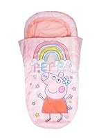 Character World Peppa Pig My First ReadyBed Kids Inflatable Air Bed and Sleeping Bag with Pump | Travel Mattress for Sleepovers and Camping or Home Use