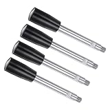 CoCud Revolving Crank Clamping Handle, M12 Male Thread 160mm Length, Chrome Plated Long Arm Handwheel Handle...