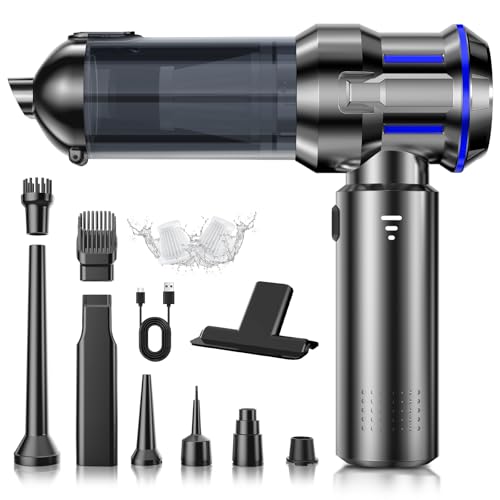 Aspirabriciole Senza Fili, 22000Pa Aspirapolvere Auto 4 in 1 con