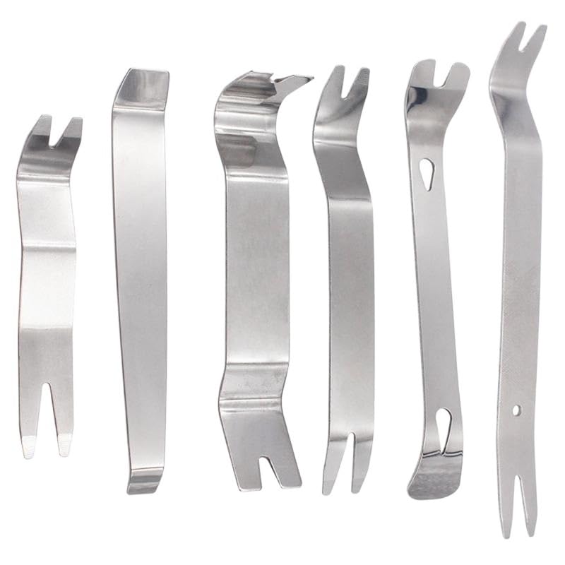 Hebelwerkzeug Auto Auto Audio Demontage Kits Edelstahl Auto Tür Clip Panel Trim Removal Tool Auto Innen Kunststoff Demontage Werkzeuge Demontage Werkzeug Auto