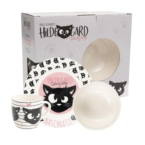 United Labels Ralf Schmitz 3-teiliges Geschirrset, Weiß, Hildegard...