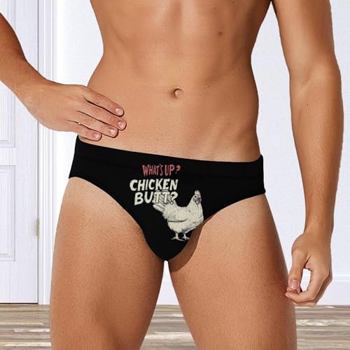 Chicken Hen What Men's Swimsuit Bikini Briefs Swim Underwear Stretchy Swimwear2