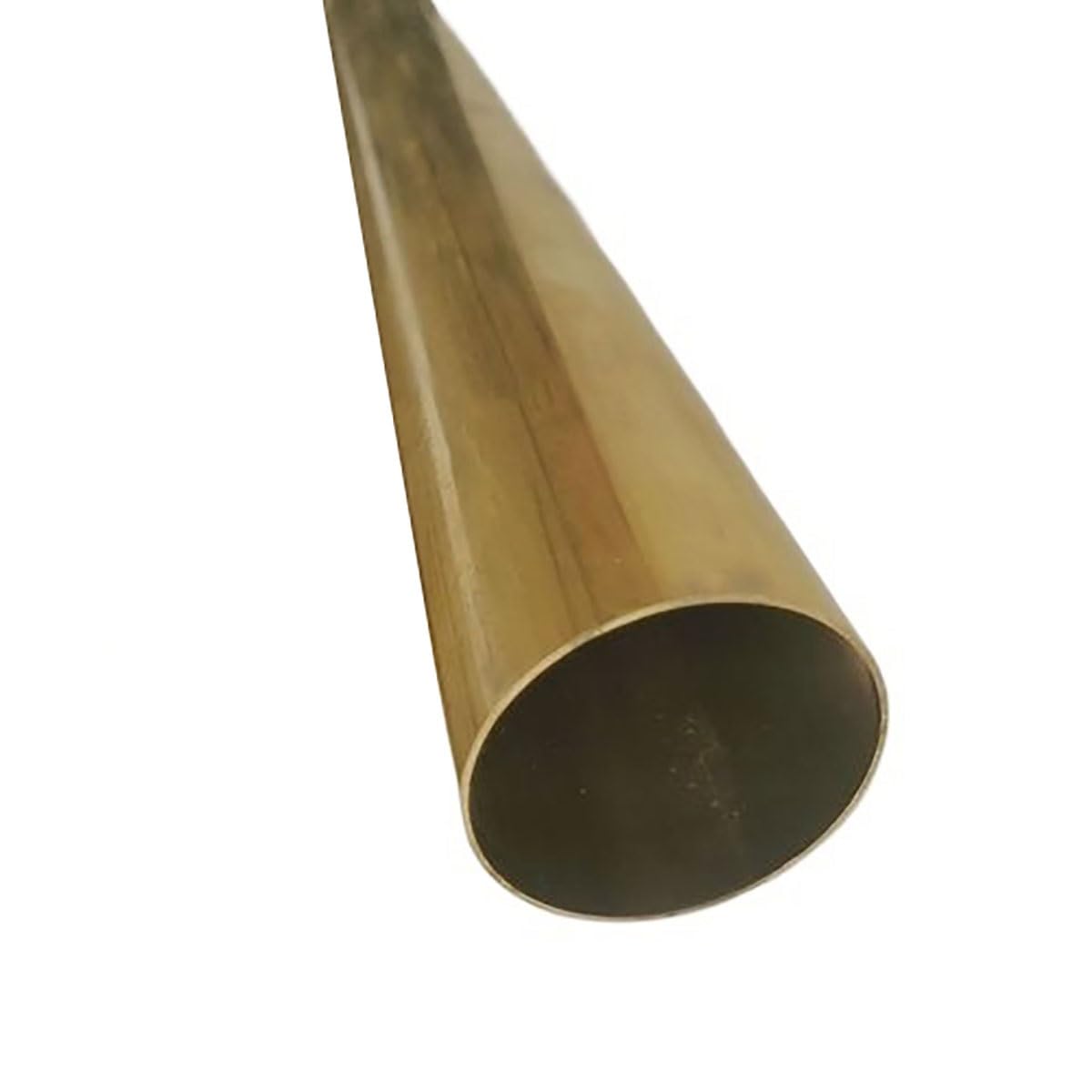 H62 Environmentally Friendly Brass Tube Outer Diameter 21mm to 25mm Thin Thick Wall Hollow Brass Seamless Tube(25x1.5mm 500mm)