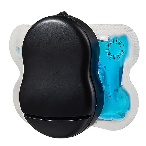 Buzzy Injection Pain Relief Device Vibrating Ice Pack for Vaccines IVF Insulin Blood Draws & Finger Pricks Eases Needle Pain & Fear Numbing Cream Alternative Black