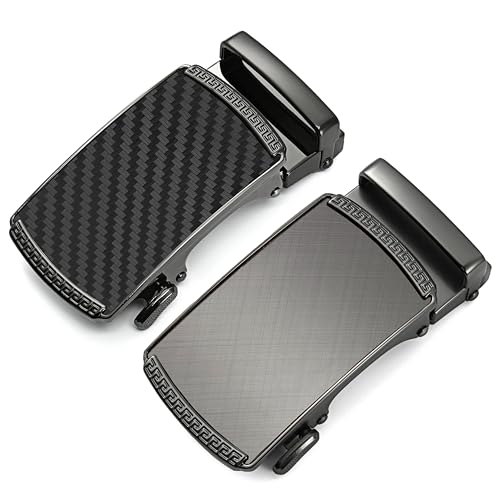Image of CHAOREN 40mm Ratchet Belt Buckle Only for 1 3 /8 Slide Belt Strap, Automatic Click Buckle Adjustable
