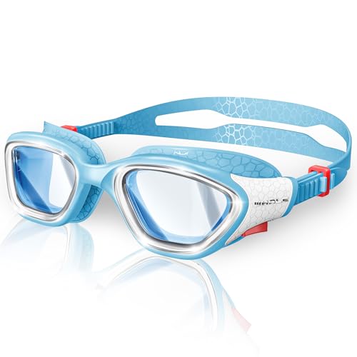 Image of Whale Swim Goggles, HD Anti-Fog Goggles, Unisex | 100% UV Protection | Anti-Fog Design Clear Wide-Angle Underwater View