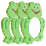 POPETPOP Giocattolo Specchio per Bagno a Forma di EVA, 3 Elementi, Portatile e Creativo per Ragazzo Ragazza e Bambine Durante Bagnetto